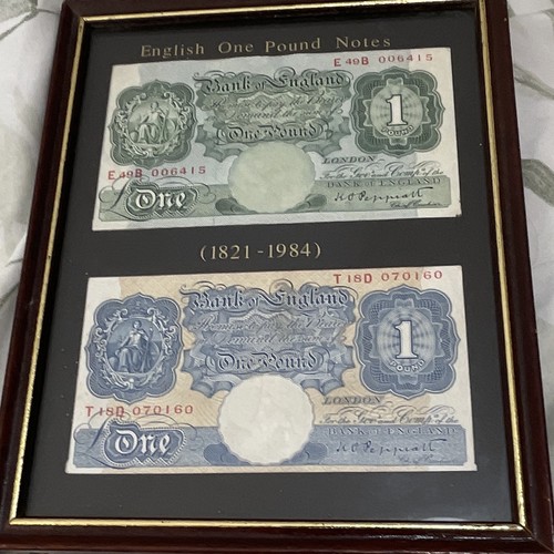 Bank england framed display - england,