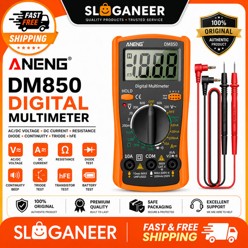 Dm850 digital multimeter - digital,