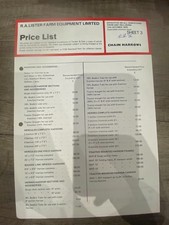 R A Lister Farm Equipment