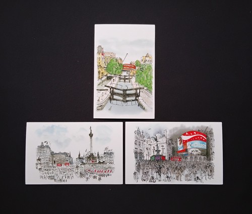 London postcards by - postcards,