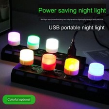 Plug in Small LED Bulb PVC Reading Light Portable Mini USB Night Light
