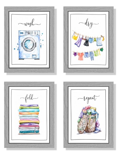 Utility room prints set 4 - prints,