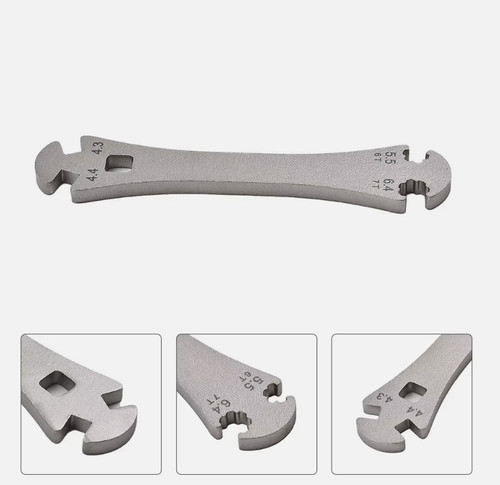 Practical bicycle spoke wrench - practical,