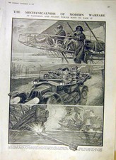 Original Old Antique Print