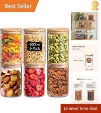 Round Glass Food Storage Jars