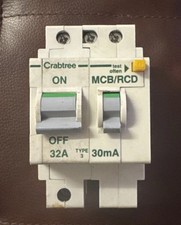 Crabtree Polestar RCBO 32 Amp