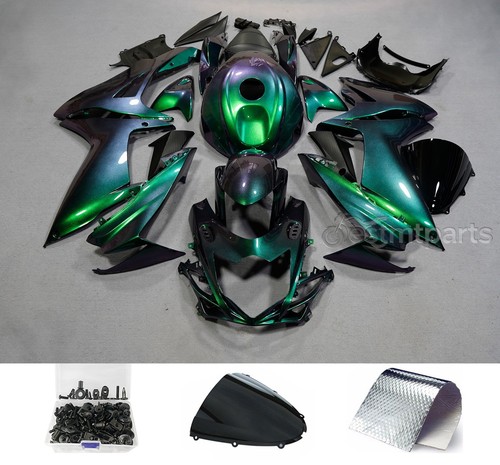 Green purple blue chameleon - green,