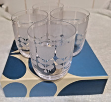 Orla Kiely  Water Glasses Tumblers Tulip Stem Print BNIB