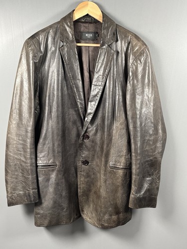 Reiss leather blazer jacket - blazer,