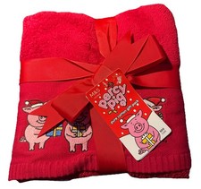 M&S Percy Pig Christmas Hand Towel Gift Pack