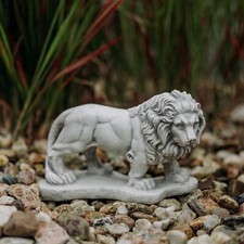 Lion stone figure H.15 cm 21 x