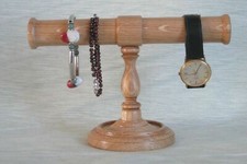 WATCH STAND BANGLE WRIST BRACELET WOODEN JEWELLERY T BAR DISPLAY