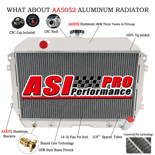 Row radiator for - row,