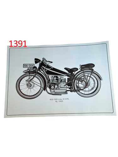 Poster bmw r32 - bmw, cc