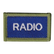Cadet Radio User (CRU) Woven Proficiency Badge