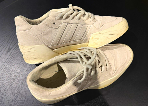 Adidas men beige suede - men's,