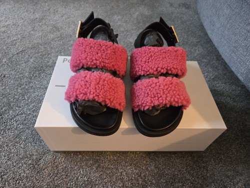 Pollini faux fur slide - , sandals
