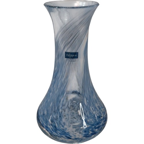 Caithness swirl glass vase - caithness,