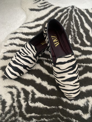 Zara cowhide leather - cowhide, zebra