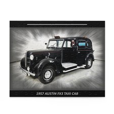 Iconic 1957 Austin FX3 Taxi
