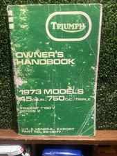 Rare Triumph 1973 Trident T150