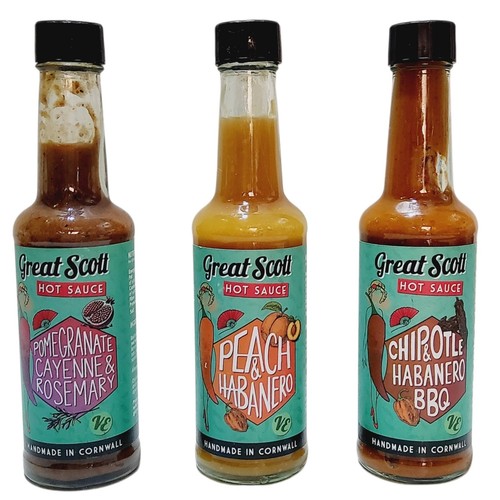 Great scott hot sauce variety - hot,