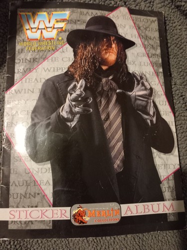 Wwf merlin sticker - merlin, album