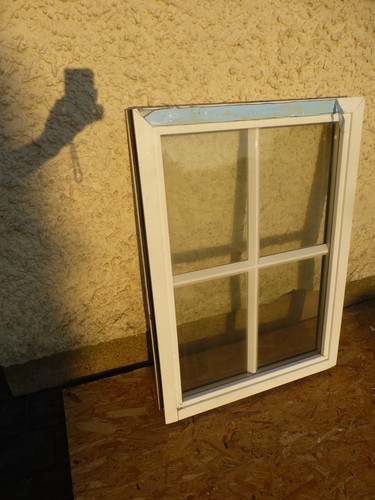 Glazed white window upvc - glazed,