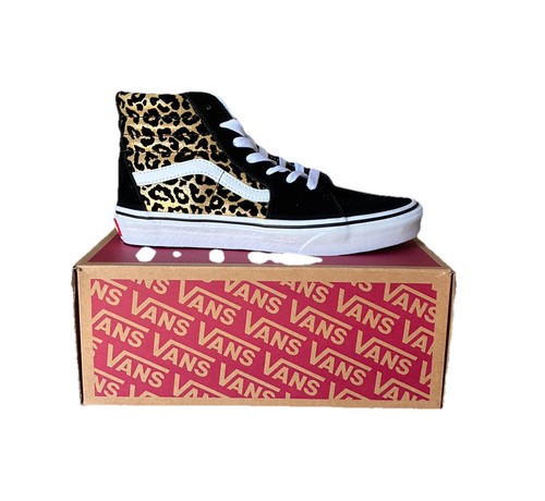 Vans sk8 flocked leopard - hi,