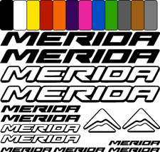 Merida ver1 sticker decal bike