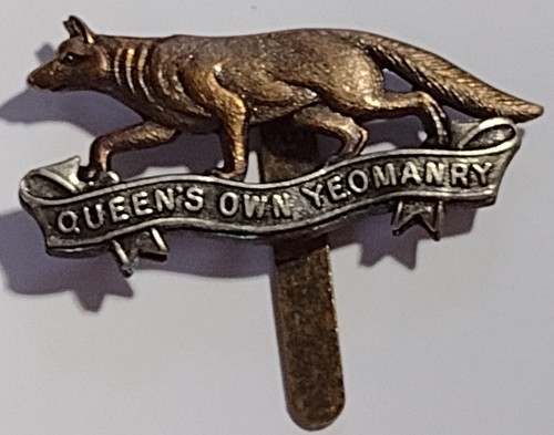 Queen own yeomanry - yeomanry, badge