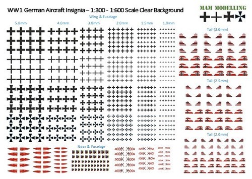 300 600 ww1 german - 1:300/1:600,
