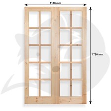 Timber DIY Shed Summerhouse Office Single and Double Glazed Doors and Windows