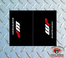 WP BLACK Upper Fork Graphics Decals stickers suspension wp