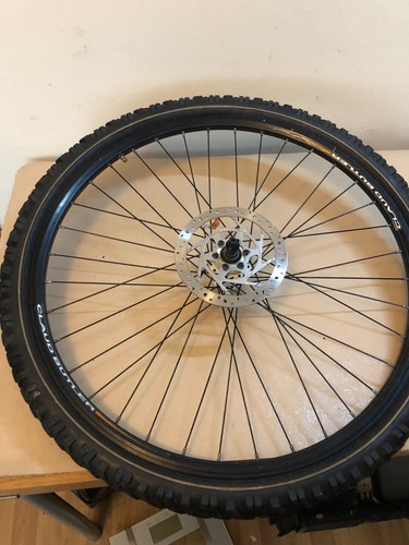 Mountain bike wheel front - bike,