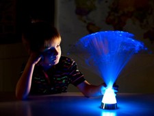 LED FIBRE OPTIC ICE LAMP