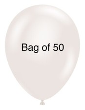11" SUGAR TUFTEX LATEX BALLOONS (50 PACK) 11 Inch Split The Bag