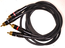 LINN BLACK PAIR OF 1.2 m RCA