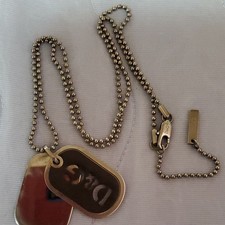 DOLCE&GABBANA Men's Dog Tag