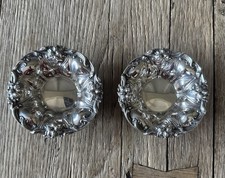 SMALL PAIR OF STERLING SILVER