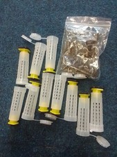 10pc Queen Rearing Cage with Cell Base & Pulp Cup for Beekeeping Supplies New