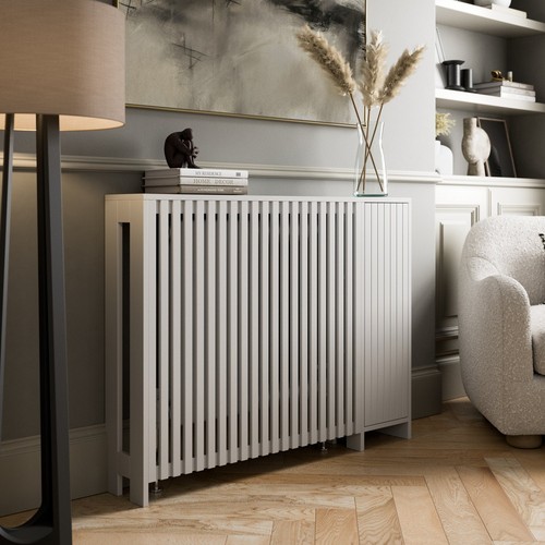 Radiator cover white modern - radiator,