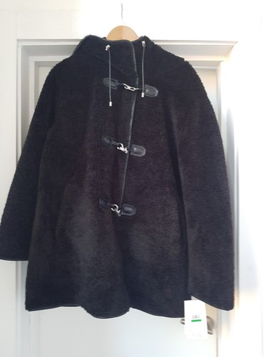 Dkny black hooded teddy bear - hooded,