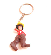 Vintage Original Keyring 1960s Fairytale Xandria Girl (Pixie?) In Boots Rare