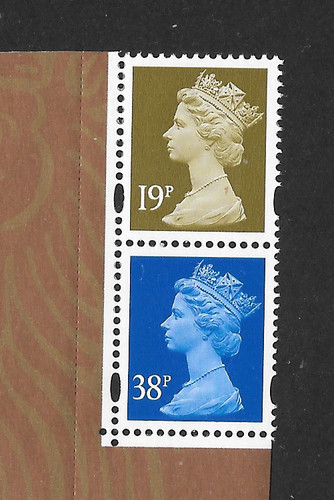 Stamps 19p and 38p - (in, dp305)