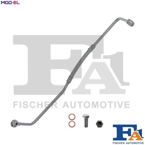 Oil pipe charger 611 841z - pipe, for