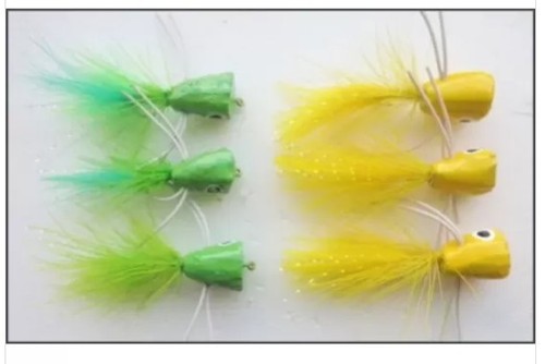 Poppers fishing flies - flies,, 6