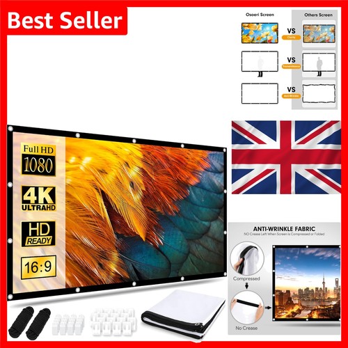 Portable 120 inch 4k - portable,