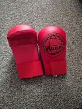 Karate Sparring Gloves Red SIZE S