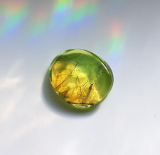 One Uranium Glass Hand-Made